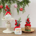 Resin Christmas Gnome Doll Santa Snowman Decoration Ornament