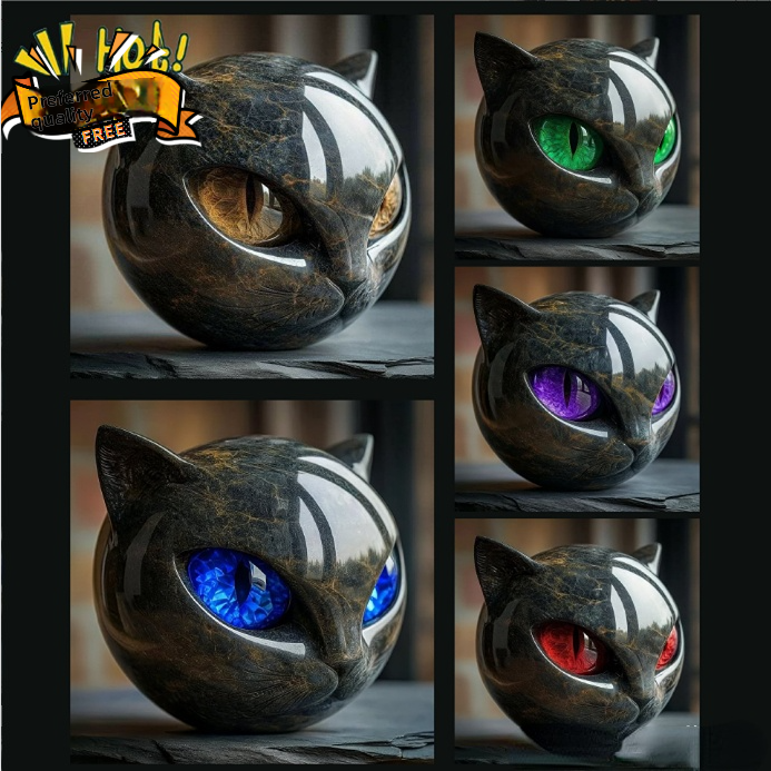Resin Ornament Cat ball